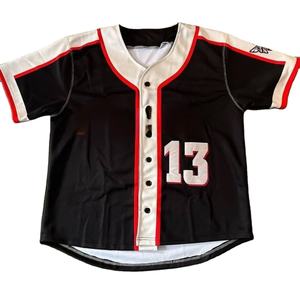 Uniforme de Béisbol y Sóftbol Unisex de Alta Calidad Personalizado con Impresión o Bordado Personalizado, Logotipo Sublimado, Jersey de Malla - Product Image 1