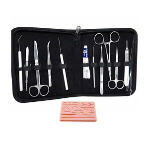 High-Quality Surgical Suture <b>Practice</b> Kit with Large Silicone Suture <b>Pad</b> Medical Training <b>Practice</b> Suture Set - Product Image 1