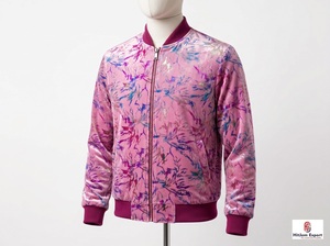 Wholesale Velvet Printed Fabric Foil Design Clothing Manufacturers Fashion Brands Garment Production Custom - Product Image 5