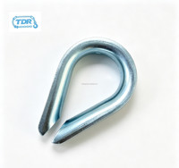 Vente en gros usine Hebei G411 Poulie de câble de type US en acier au carbone galvanisé robuste, protecteur de câble de gréement, plusieurs tailles