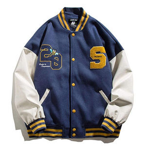 Veste universitaire personnalisée pour homme, veste de baseball, veste bomber, veste streetwear universitaire, fabricant OEM ODM en gros - Product Image 1