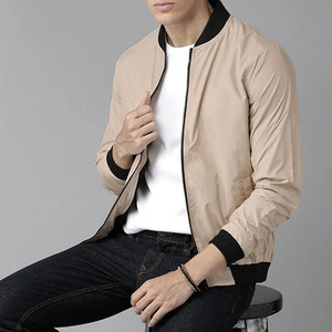 Blouson Bomber à simple boutonnage, Blousons universitaires, Blouson de baseball imperméable avec logo personnalisé pour hommes - Product Image 6