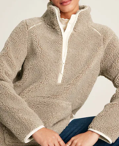 Veste en polaire Sherpa imperméable d'hiver de haute qualité OEM pour hommes et femmes, logo personnalisé, surdimensionnée, en cachemire, chenille, polyester - Product Image 5