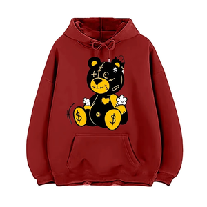 Sudaderas con Capucha Personalizadas de Moda Hip Hop para Hombre, Sudaderas con Estampado DTG de Alta Calidad 100% Algodón para Hombre - Product Image 2