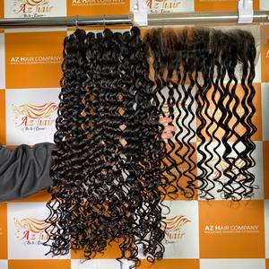 Grado 12A Extensiones de cabello de trama negra ondulada profunda 100% Paquetes de cabello crudo vietnamita Tejido Precio al por mayor - Product Image 6