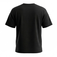 T-shirt court pour homme, coupe oversize, style streetwear, ourlet brut, en coton, personnalisable, tendance, vêtement décontracté d'été