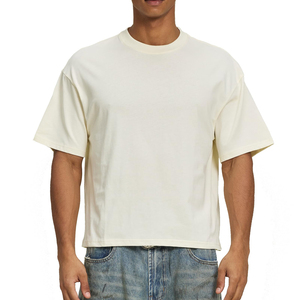 New Arrival Drop Shoulder <b>Boxy</b> Fir <b>T</b> <b>Shirt</b> For Men High Quality Custom Printed Men <b>Boxy</b> Fit <b>T</b> <b>Shirts</b> In Low MOQ - Product Image 1