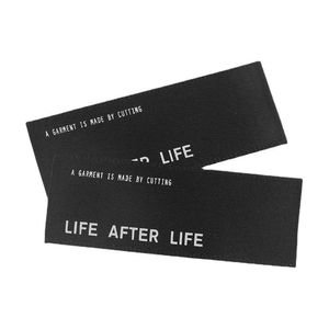 Etiqueta Tejida Ecológica Personalizada para Ropa, Etiqueta Colgante de Algodón de Corte Recto, Etiqueta Impresa para Prendas, Etiquetado Personalizado - Product Image 3