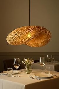 Pantalla de Lámpara de Bambú Natural Minimalista, Tejida a Mano, para Decoración de Interiores, Venta al Por Mayor, Hecha por KingCraftViet - Product Image 2