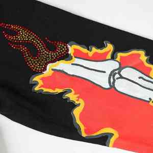 Chaqueta de mezclilla de algodón 100% con diamantes de imitación, estilo moderno y elegante, lavado a la piedra, oscuro, para fiesta, para hombre - Product Image 6