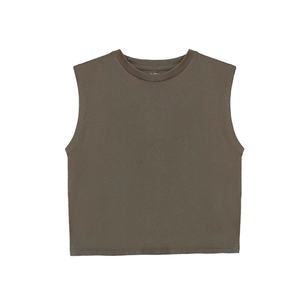 Débardeur pour femmes Débardeur sans manches en coton d'été pour femmes Léger respirant Vêtements décontractés pour tous les jours - Product Image 1