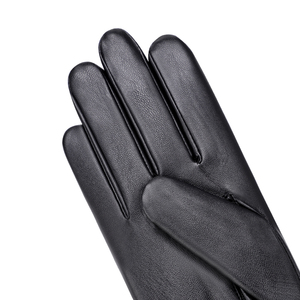 Guantes de carreras de motos, guantes de cuero con dedos completos y correa ajustable para la muñeca, para uso en invierno con pantalla táctil, unisex - Product Image 4