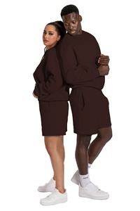 Ensemble sweat-shirt et short de jogging décontracté pour homme Ensemble de survêtement d'entraînement respirant - Product Image 2