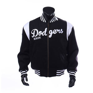 Vestes de baseball varsity pour hommes à manches longues, impression personnalisée, 100 % laine, avec patchs en chenille utilisés comme doublure intérieure. - Product Image 1