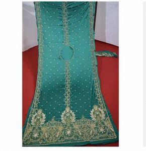 Tissu somalien Dirac élégant pour mariage avec motif floral, matière somalienne Dirac de qualité supérieure pour robes de créateurs de boutiques au meilleur prix - Product Image 1