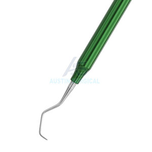 Détartreurs dentaires professionnels manuels en acier inoxydable avec pointe de précision, poignée ergonomique, utilisation facile et structure durable - Product Image 4
