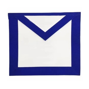 Tablier de Loge Maçonnique Professionnel Brodé sur Mesure, Régalia Maçonnique, Tenue Cérémonielle, Conception de Logo Personnalisé - Product Image 1