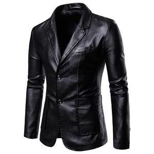 Hot Selling <b>Men's</b> <b>Leather</b> <b>Jacket</b> New Fashion <b>Men's</b> <b>Leather</b> <b>Jacket</b> <b>Men's</b> Genuine <b>Leather</b> Winter <b>Jacket</b> For Sale - Product Image 2