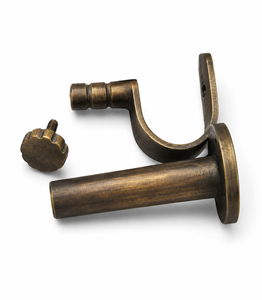 aged bronze finsh curtain pole <b>holder</b> bracket - Product Image 3
