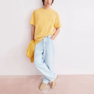 เสื้อยืดผู้ชายไซส์ใหญ่ ปี 2026 ขายส่ง แบบถักลายเรียบ แบรนด์สั่งทำได้ คุณภาพสูง สไตล์ใหม่ ผ้าฝ้าย 100% ลำลอง สปอร์ต - Product Image 4
