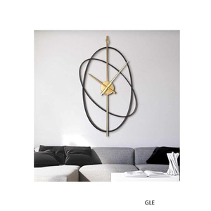 High Class Metal Wall <b>Clocks</b> Contemporary Decorative Hanging Timepiece Home Bedroom Office <b>Digital</b> <b>Battery</b> Powered - Product Image 4