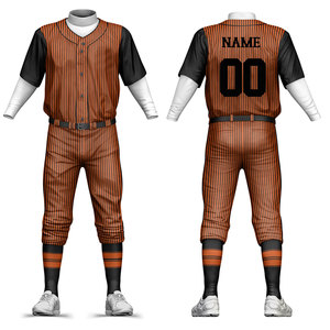 Conjunto de Uniforme de Béisbol de Malla Transpirable Más Vendido, Características Antibacterianas de Secado Rápido para Deportes de Equipo, Nombres de Equipo Personalizados, Venta al por Mayor - Product Image 1