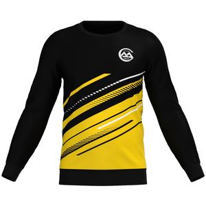 Sweat-shirt personnalisé de haute qualité, imprimé par sublimation, 100% coton, pull-over streetwear, sport, homme, thermique, hiver - Product Image 1