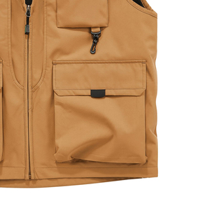 Gilet de travail fonctionnel, conception optimisée, fabricant de vêtements de travail utilitaires, fournisseur de gilets de travail durables à poches, rangement utilitaire personnalisé - Product Image 2