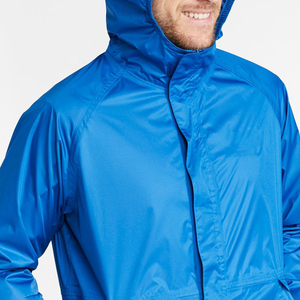 Veste coupe-vent personnalisée avec logo, imperméable, à capuche, décontractée, streetwear, coupe-vent color block - Product Image 4