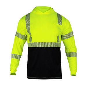 เสื้อยืดสะท้อนแสงสำหรับทำงานผู้ชาย แห้งเร็ว เสื้อยืดนิรภัย - Product Image 2