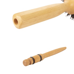 Meilleure vente de <span class=keywords><strong>brosse</strong></span> à cheveux professionnelle en bois pour femmes et hommes pour le lissage des poils de sanglier - Product Image 4