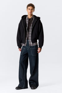 Chaqueta Acolchada con Cremallera Frontal y Capucha, Tejido Grueso, Atuendo Cómodo y Relajado, Unisex, Fabricación de Ropa OEM ODM, Venta al Por Mayor - Product Image 2