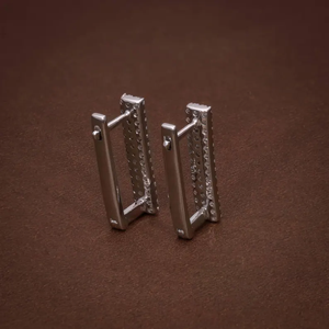 Pendientes de Diamantes Cultivados en Laboratorio de Diseño, 0.63CT de Peso Total, Certificados F-G VVS-VS, con Diamantes Redondos Decorativos, Joyería Elegante para Regalo - Product Image 4