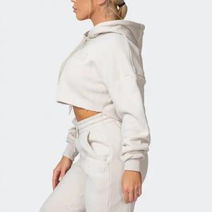 Survêtement décontracté pour femme, à capuche, 2 en 1, imprimé animal, 100% coton, hiver, adulte, personnalisé - Product Image 4