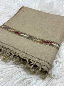 Châle en pure laine et cachemire pour homme, doux et chaud, long, élégant, formel, traditionnel, écharpe d'épaule pour l'hiver - Product Image 5