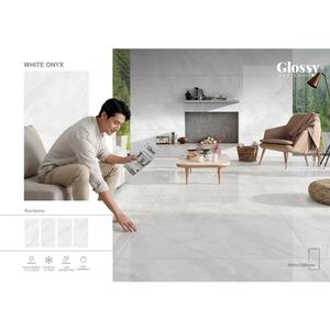 Azulejos de Porcelana Pulida con Aspecto de Mármol Foshan Pulpis Beige de 600x1200 mm, Azulejos de Porcelana, Azulejos SPC para Piso - Product Image 5