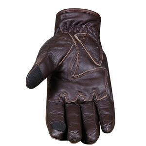 Genuine Leather <b>Driving</b> <b>Gloves</b> Unisex Full Finger Non-Slip Motorcycle & Outdoor <b>Gloves</b> - Product Image 6