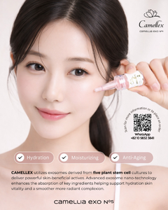 Sérum Camellia Exo No5 30mL Soin nourrissant pour le visage avec peptides et antioxydants pour le renouvellement et l'éclat de la peau - Product Image 6