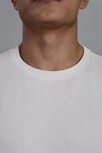 T-shirts blancs unis surdimensionnés personnalisables avec logo, respirants, à manches courtes, pour le sport et l'entraînement, pour garçons, parmi les plus vendus - Product Image 4