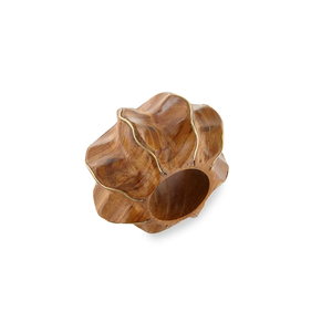 Anillo de servilleta de madera premium para bodas, cenas, ocasiones festivas, fiestas, anillos de servilleta hechos a mano personalizados para accesorios de mesa - Product Image 4