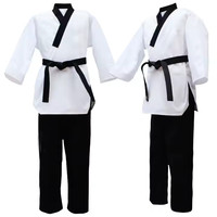 Uniforme de karaté pour hommes personnalisable en gros - Tissu extensible 100% coton de haute qualité avec logo sur le devant, tailles et couleurs personnalisées