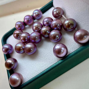 Perlas Sueltas de Agua Dulce Color Púrpura Edison Impecables para la Elaboración de Colgantes, Anillos, Pendientes y Pulseras - Product Image 2