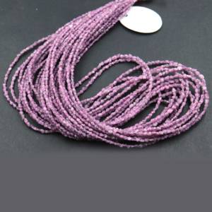 Perles de diamant rose naturel non taillées, pierres précieuses brutes (2-4 mm), brins de pépites brutes pour la fabrication de bijoux, certifiées CMA, origine Rajasthan - Product Image 4