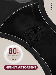 Ropa Interior Menstrual para Mujer con Tecnología de Absorción de Humedad, Flujo Transpirable, Algodón Suave Elástico, Cobertura Estable en la Cintura, OEM ODM - Product Image 6