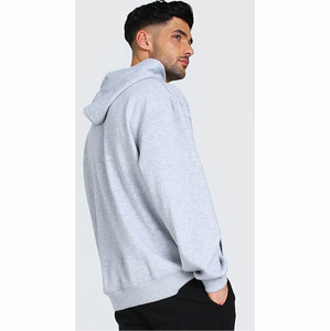 Sweat à capuche basique confortable pour homme, en molleton, avec capuche réglable, poche kangourou, 100% coton, tissu doux pour l'hiver, décontracté pour tous les jours - Product Image 6