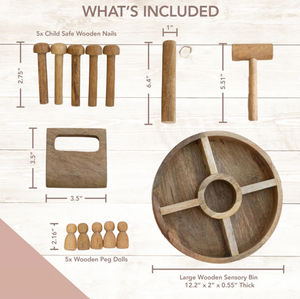 Bandeja de madera para manualidades con herramientas para plastilina, muñecos Montessori para edades de 2 a 6 años, de EXOTIC INDIAN ART - Product Image 6