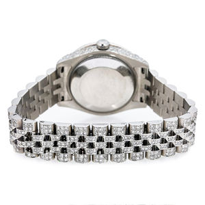 Iced Out Moissanite <b>Watch</b> VVS <b>Diamond</b> Hip Hop Modern Stainless Steel Quartz 41mm 20mm - Product Image 3