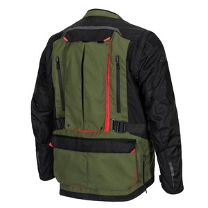 Chaqueta de Motociclismo Impermeable y Cortavientos de Cordura para Invierno, Talla Adulto, Color Verde Oliva, en Oferta - Product Image 5