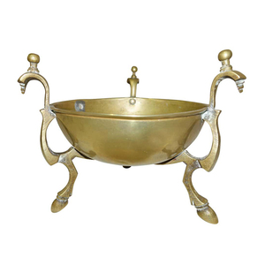 Plato de Bronce Escultural con Forma de Mano Humana, Tazón de Metal Texturizado Hecho a Mano, Estilo Vintage, Bandeja para Joyas y Dulces de Estilo Macabro - Product Image 5
