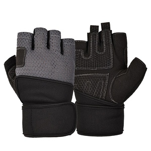 Heavy Duty Leather Neoprene Gym Gloves for Unisex Use-Non-Slip Durable Waterproof Half Finger Sports Gym Weight Lifting CrossFit - Product Image 5